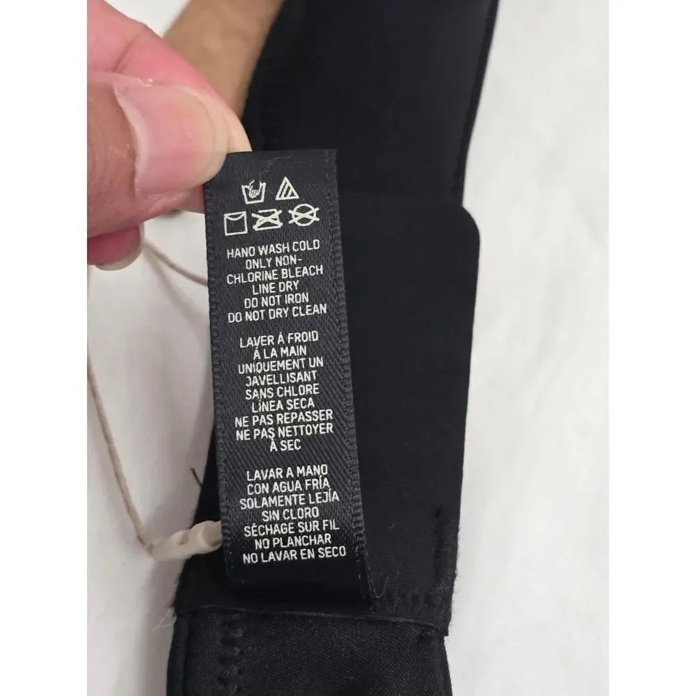 NWT SKIMS T-Shirt Push-Up Bra Size 40D Black Removable Pads Buttery Soft Support - Picture 9 of 9